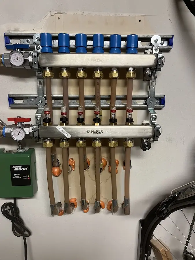 Plumber performing Leak Detection at a residential property in Latimer